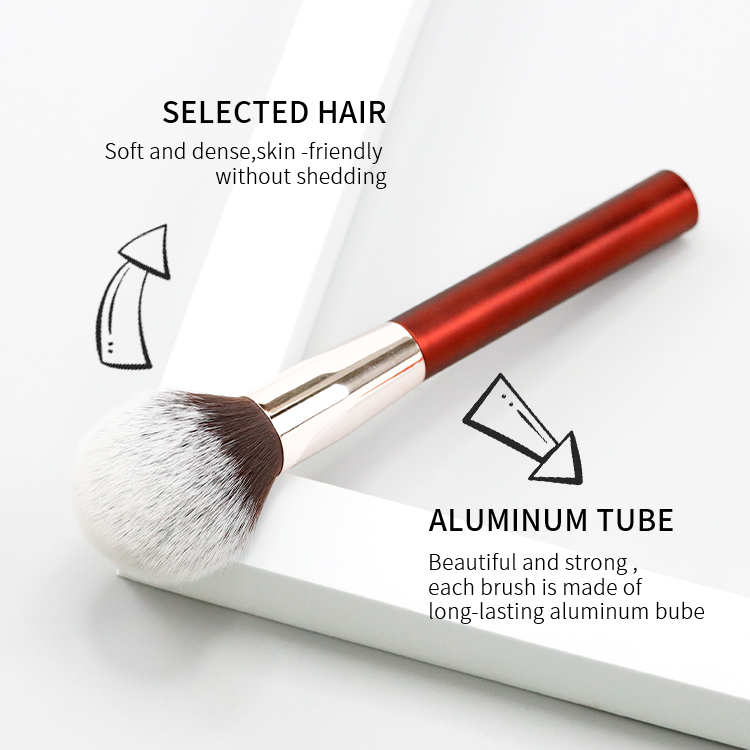 Christmas red makeup brush beauty tools