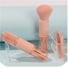 New Retractable 4 In 1 Mini Portable Travel Makeup Brush Set