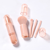 New Retractable 4 In 1 Mini Portable Travel Makeup Brush Set